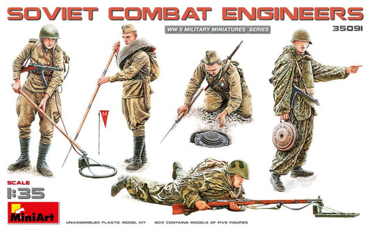 SOVIET COMBAT ENGINEERS KIT 1:35 - Miniart - MIN35091