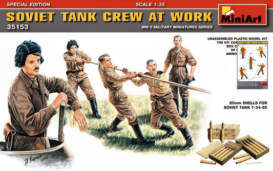 SOVIET TANK CREW AT WORK KIT 1:35 - Miniart - MIN35153