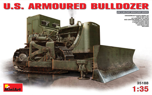 U.S. ARMOURED BULLDOZER KIT 1:35 - Miniart - MIN35188