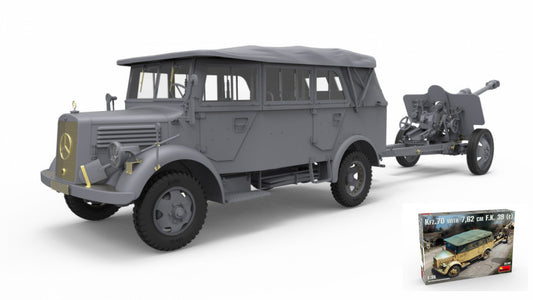 KFZ.70 & 7,62 cm F.K.39 (r) KIT 1:35 - Miniart - MIN35189