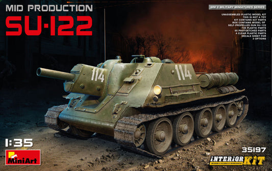 SU-122 MID PRODUCTION KIT 1:35 - Miniart - MIN35197