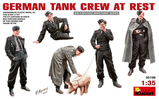 GERMAN TANK CREW AT REST KIT 1:35 - Miniart - MIN35198