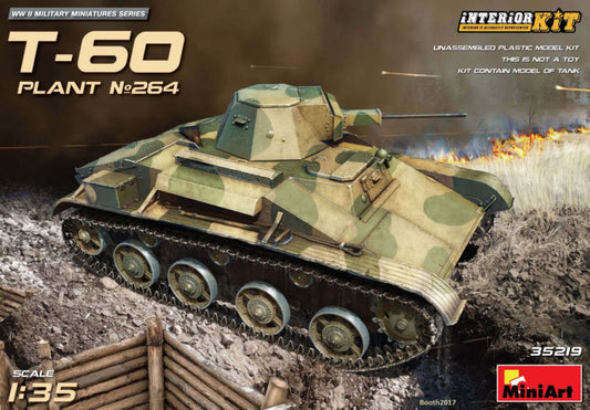 T-60 (PLANT.No.264 STALINGRAD) KIT 1:35 - Miniart - MIN35219