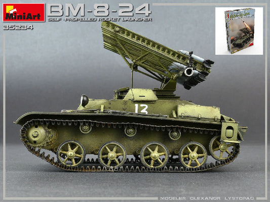 BM-8-24 SELF-PROPELLED ROCKET LAUNCHER KIT 1:35 - Miniart - MIN35234