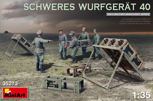 SCHWERES WURFGERAT 40 KIT 1:35 - Miniart - MIN35273
