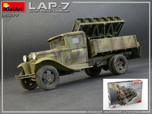 SOVIET ROCKET LAUNCHER LAP-7 KIT 1:35 - Miniart - MIN35277