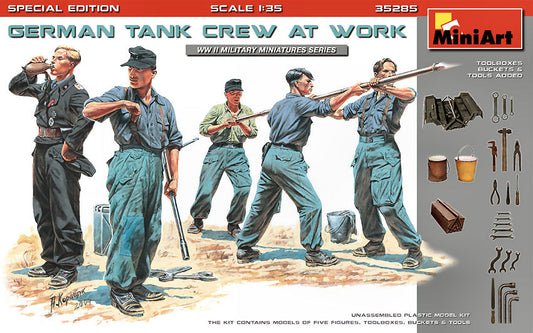 GERMAN TANK CREW AT WORK KIT 1:35 - Miniart - MIN35285