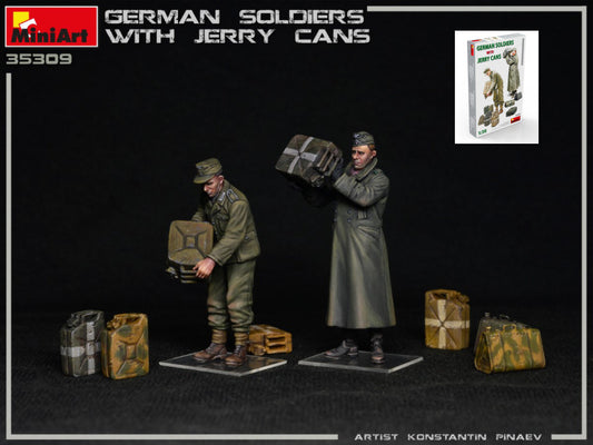 GERMAN SOLDIERS W/JERRY CANS KIT 1:35 - Miniart - MIN35286