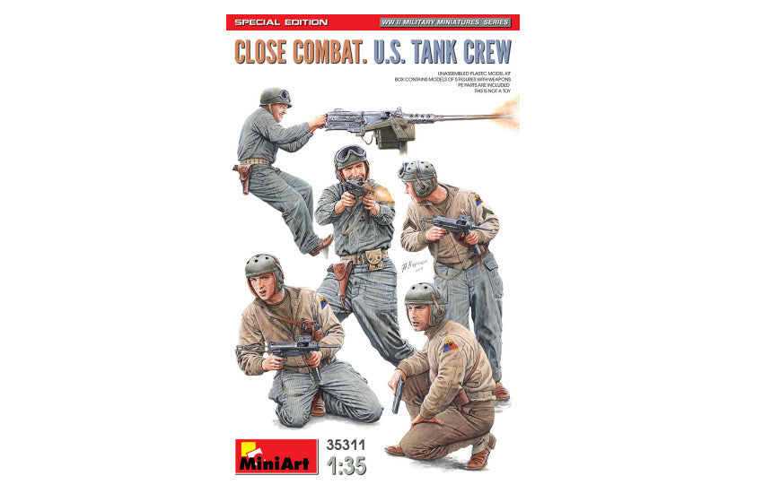 CLOSE COMBAT U.S.TANK CREW SPECIAL EDITION KIT 1:35 - Miniart - MIN35311