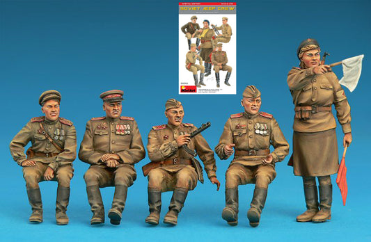 SOVIET JEEP CREW SPECIAL EDITION KIT 1:35 - Miniart - MIN35313