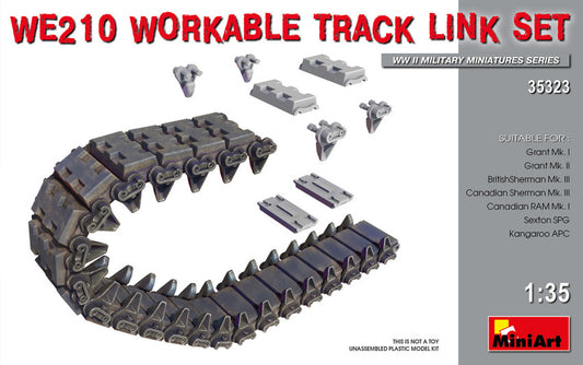WE210 WORKABLE TRACK LINK SET KIT 1:35 - Miniart - MIN35323