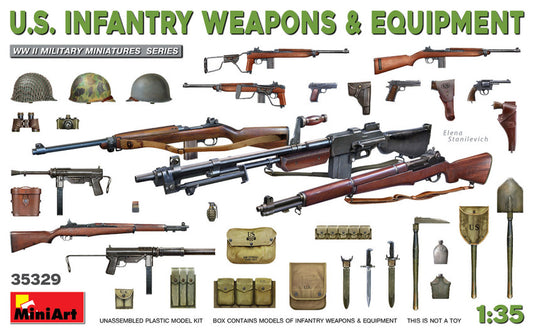 U.S.INFANTRY WEAPONS & EQUIPMENT KIT 1:35 - Miniart - MIN35329