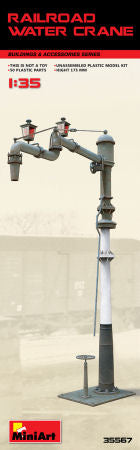 RAILROAD WATER CRANE KIT 1:35 - Miniart - MIN35567