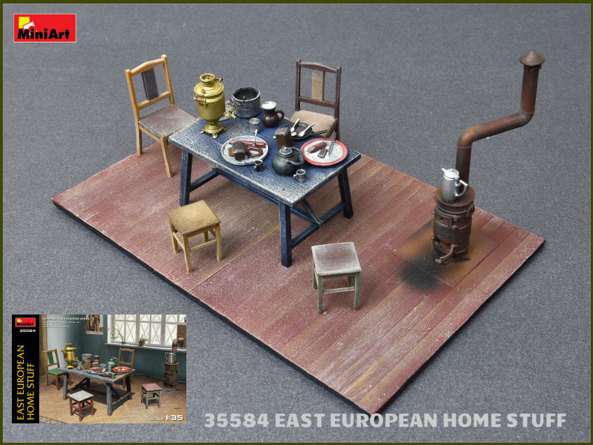 EAST EUROPEAN HOME STUFF KIT 1:35 - Miniart - MIN35584