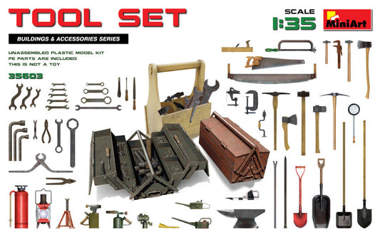 TOOL SET KIT 1:35 - Miniart - MIN35603