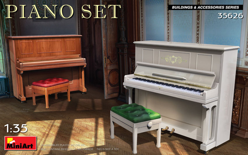 PIANO SET KIT 1:35 - Miniart - MIN35626