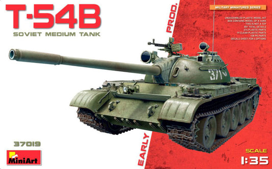 T-54B SOVIET MEDIUM TANK EARLY PRODUCTION KIT 1:35 - Miniart - MIN37019