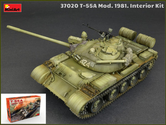T-55A MOD.1981 INTERIOR KIT 1:35 - Miniart - MIN37020