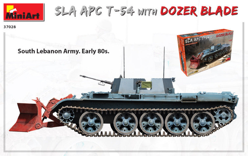 SLA APC T-54 W/DOZER BLADE INTERIOR KIT 1:35 - Miniart - MIN37028