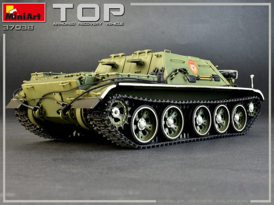 TOP ARMOURED RECOVERY VEHICLE KIT 1:35 - Miniart - MIN37038
