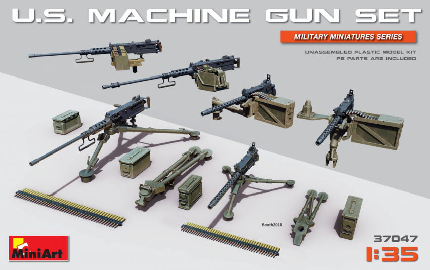 U.S. MACHINE GUN SET KIT 1:35 - Miniart - MIN37047