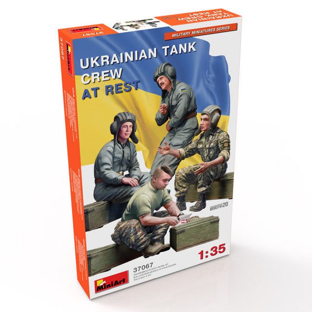UCRAINIAN TANK CREW AT REST KIT 1:35 - Miniart - MIN37067