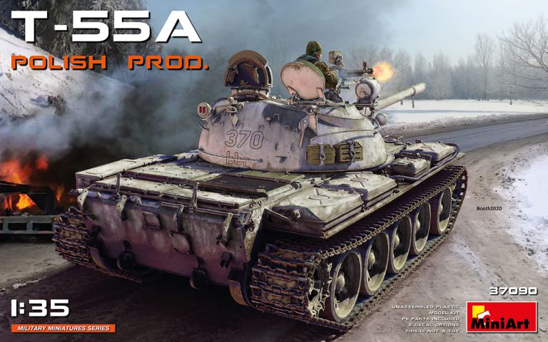T-55A POLISH PRODUCTION KIT 1:35 - Miniart - MIN37090