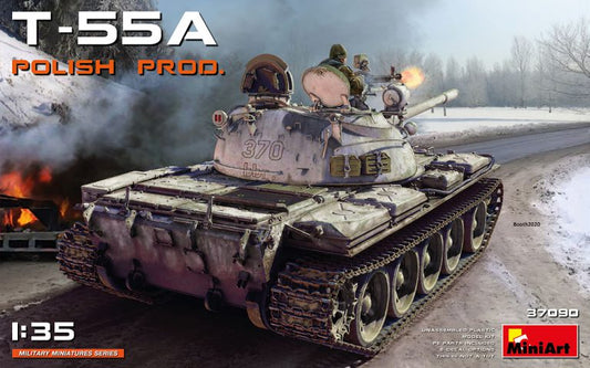 T-55A POLISH PRODUCTION KIT 1:35 - Miniart - MIN37090
