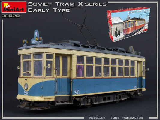 SOVIET TRAM X-SERIES EARLY TYPE KIT 1:35 - Miniart - MIN38020