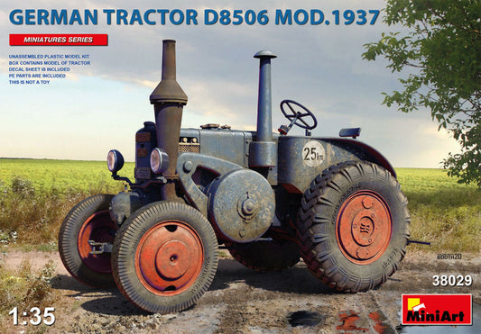 GERMAN TRACTOR D8506 MOD.1937 KIT 1:35 - Miniart - MIN38029