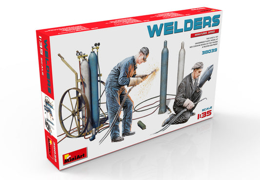 WELDERS (SALDATORI) KIT 1:35 - Miniart - MIN38039