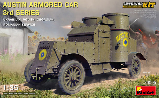 AUSTIN ARMORED CAR 3rd SERIES INTERIOR KIT 1:35 - Miniart - MIN39005