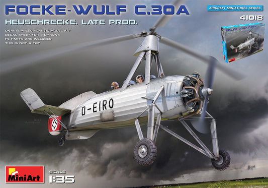 FOCKE-WULF FW C30A HEUSCHRECKE LATE PROD.KIT 1:35 - Miniart - MIN41018