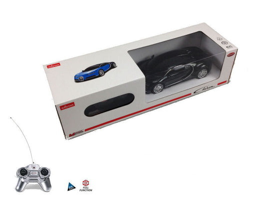 BUGATTI CHIRON BLACK RADIOCOMANDO 1:24 - Mondo Motors - MM63426BK