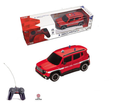 JEEP RENEGADE VIGILI DEL FUOCO RADIOCOMANDO 1:24 - Mondo Motors - MM63564V