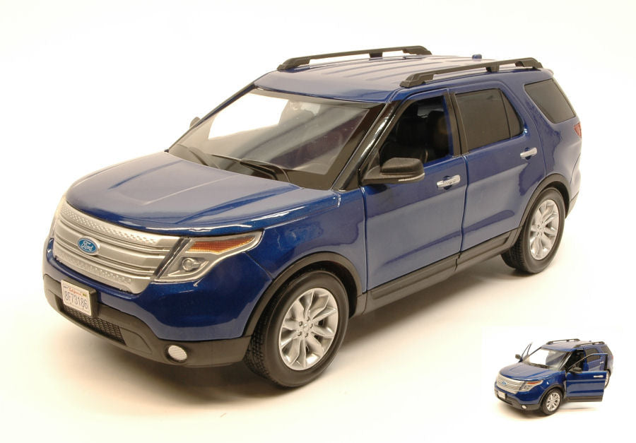 FORD EXPLORER XLT 2015 BLUE 1:18 - MotorMax - MTM73186B