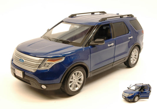 FORD EXPLORER XLT 2015 BLUE 1:18 - MotorMax - MTM73186B