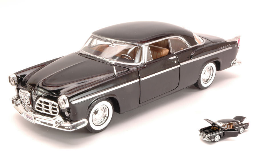 CRYSLER C300 1955 BLACK 1:24 - MotorMax - MTM73302BK