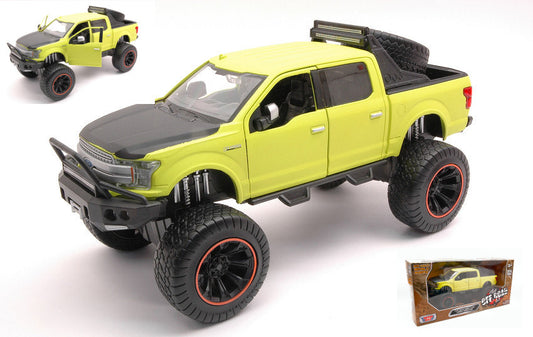 FORD F-150 RAPTOR 2017 OFF ROAD GREEN 1:27 - MotorMax - MTM79146GN