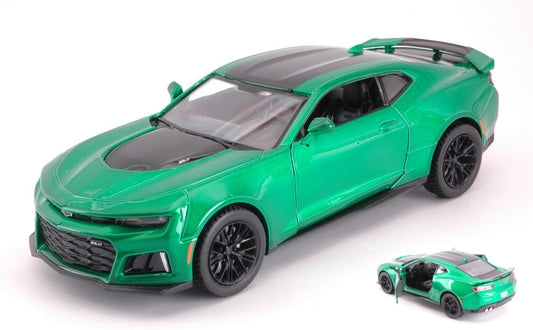 CHEVROLET CAMARO ZL1 2017 GREEN 1:24 - MotorMax - MTM79351GN