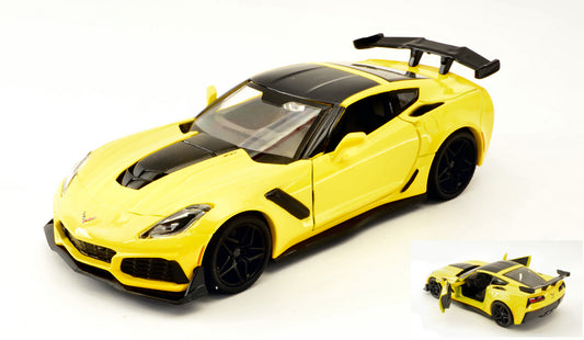CORVETTE ZR1 2019 YELLOW 1:24 - MotorMax - MTM79356Y