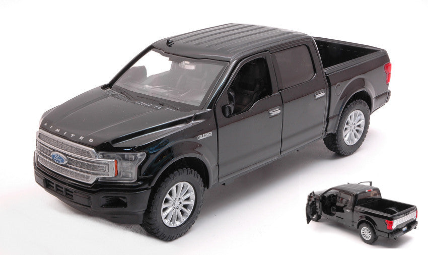 FORD F-150 LIMITED CREW CAB 2019 BLACK 1:27 - MotorMax - MTM79364BK