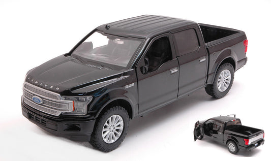 FORD F-150 LIMITED CREW CAB 2019 BLACK 1:27 - MotorMax - MTM79364BK