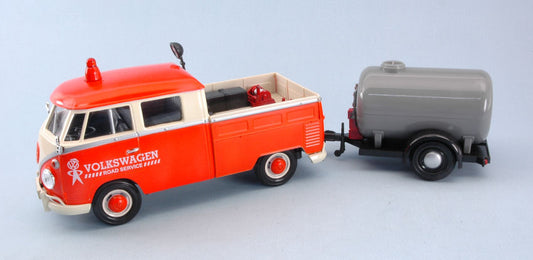 VW 12 PICK UP "ROAD SERVICE SET" 1:24 - MotorMax - MTM79674