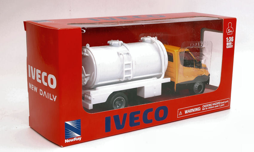IVECO DAILY CISTERNA GIALLO 1:36 - New Ray - NY15873L