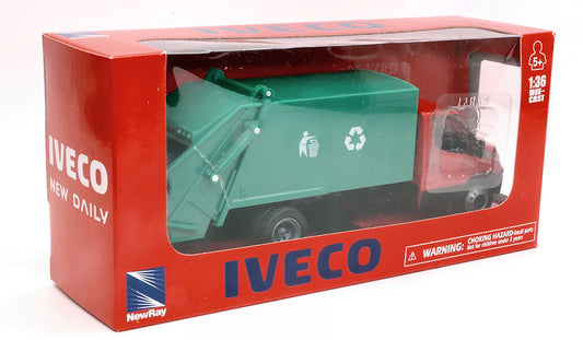 IVECO DAILY RACCOLTA RIFIUTI ROSSO 1:36 - New Ray - NY15873P