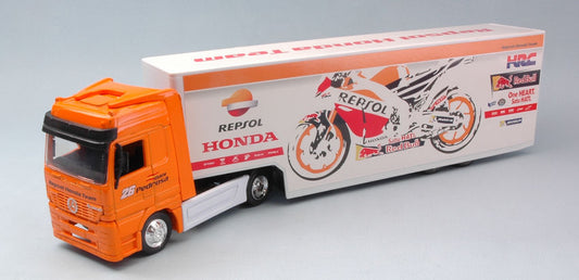 CAMION MERCEDES ACTROS HONDA REPSOL 1:43 - New Ray - NY15883