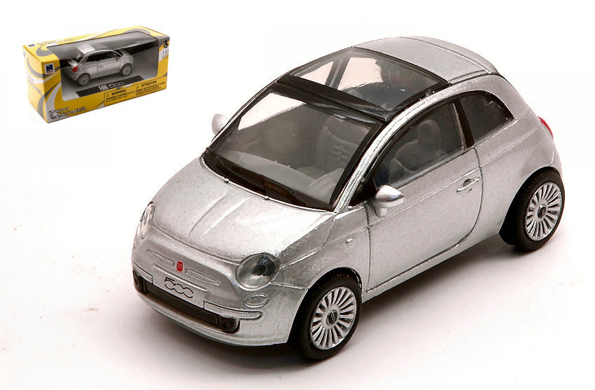 FIAT NUOVA 500 2007 SILVER 1:43 - New Ray - NY19587S