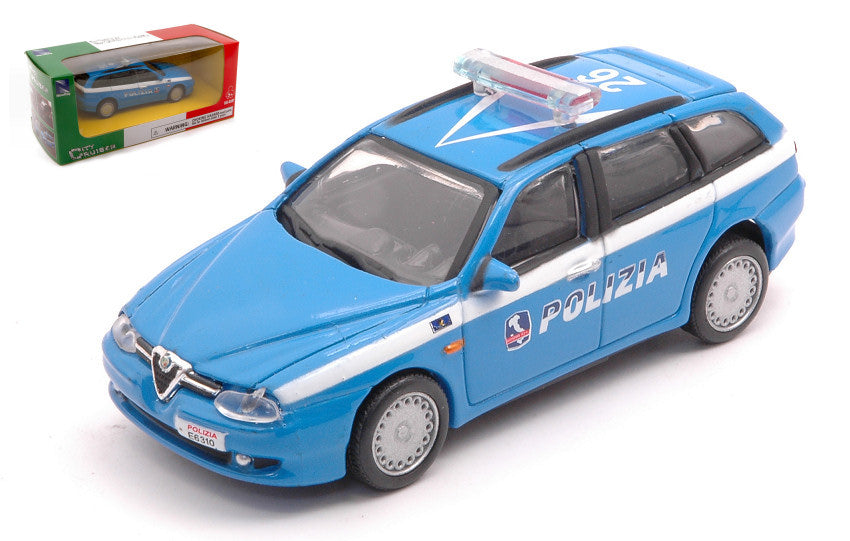 ALFA ROMEO 156 SW POLIZIA 1:43 - New Ray - NY19843ALF