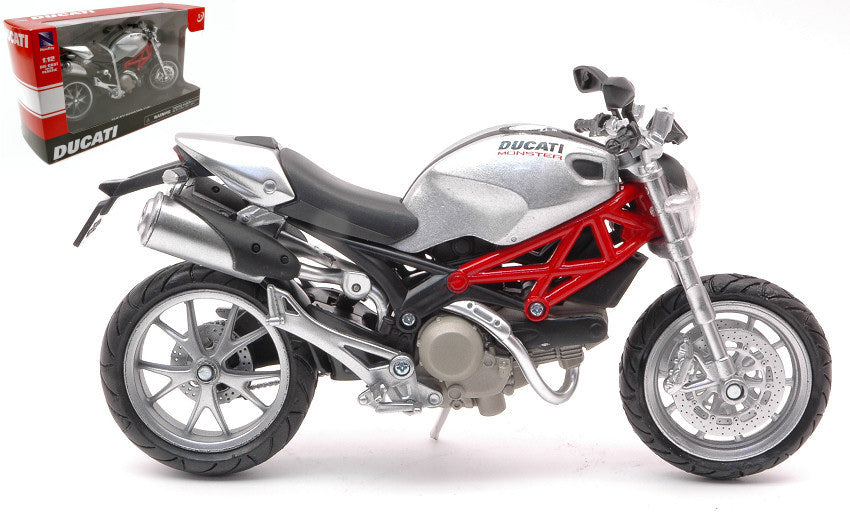 DUCATI NEW MONSTER 1100 SILVER 1:12 - New Ray - NY44023S